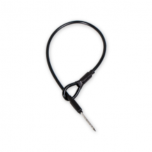Тросик игла-петля 170мм черный