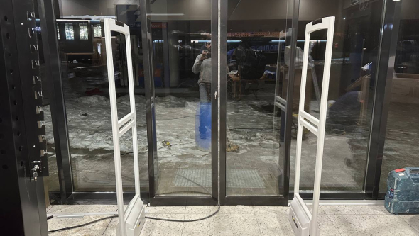 АЗС ГАЗПРОМНЕФТЬ, г. Дмитров, ул. Луговая 19 - проход 120 см