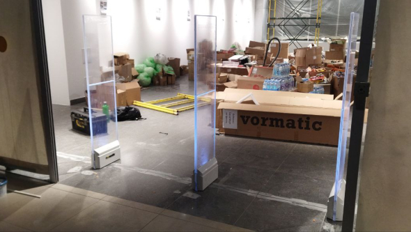 Магазин Всёгазин, г. Пенза, ТЦ САН и МАРТ - проход 260 см