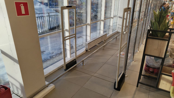 Гипермаркет Абсолют, г. Улан-Удэ, ул. Бабушкина 37А - 2 прохода по 120 см