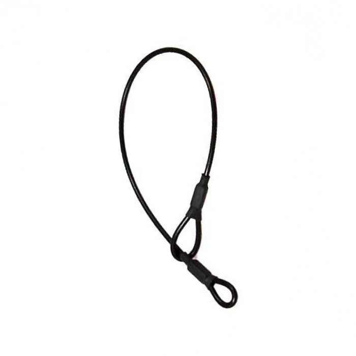 Антикражный Тросик петля-петля 170мм черный0