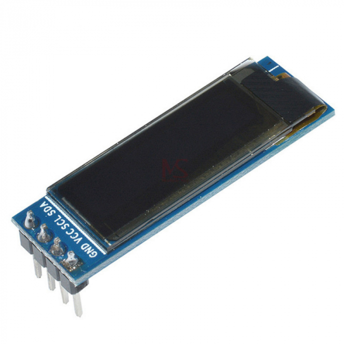 OLED дисплей 128x32px 0.91 дюйм, IIC, монохромный белый1
