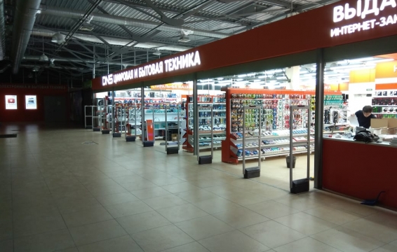 Магазин DNS, п. Тельмана, Ленинградская область - проход 17 метров